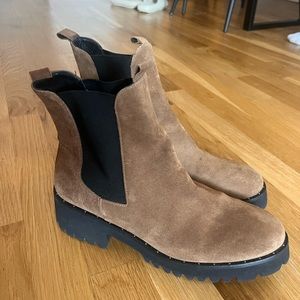 FREDA SALVADOR Brooke waterproof lug sole boot